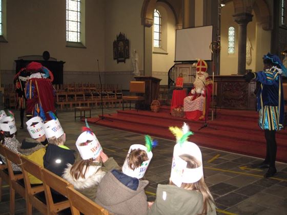 Sinterklaas bij de kleuters dag 1