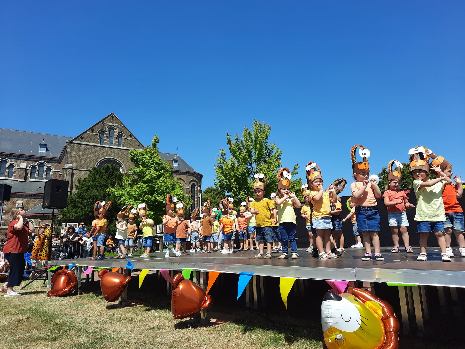 Het was een &quot;beestig&quot; schoolfeest 