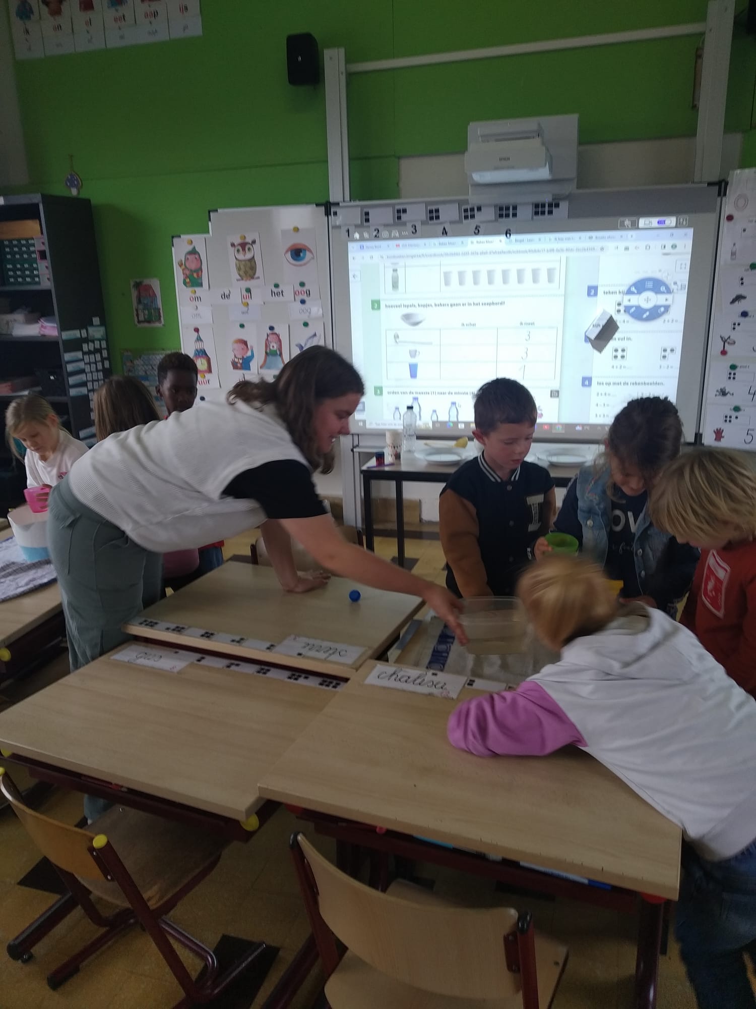 Meten met juf Sien in 1LC